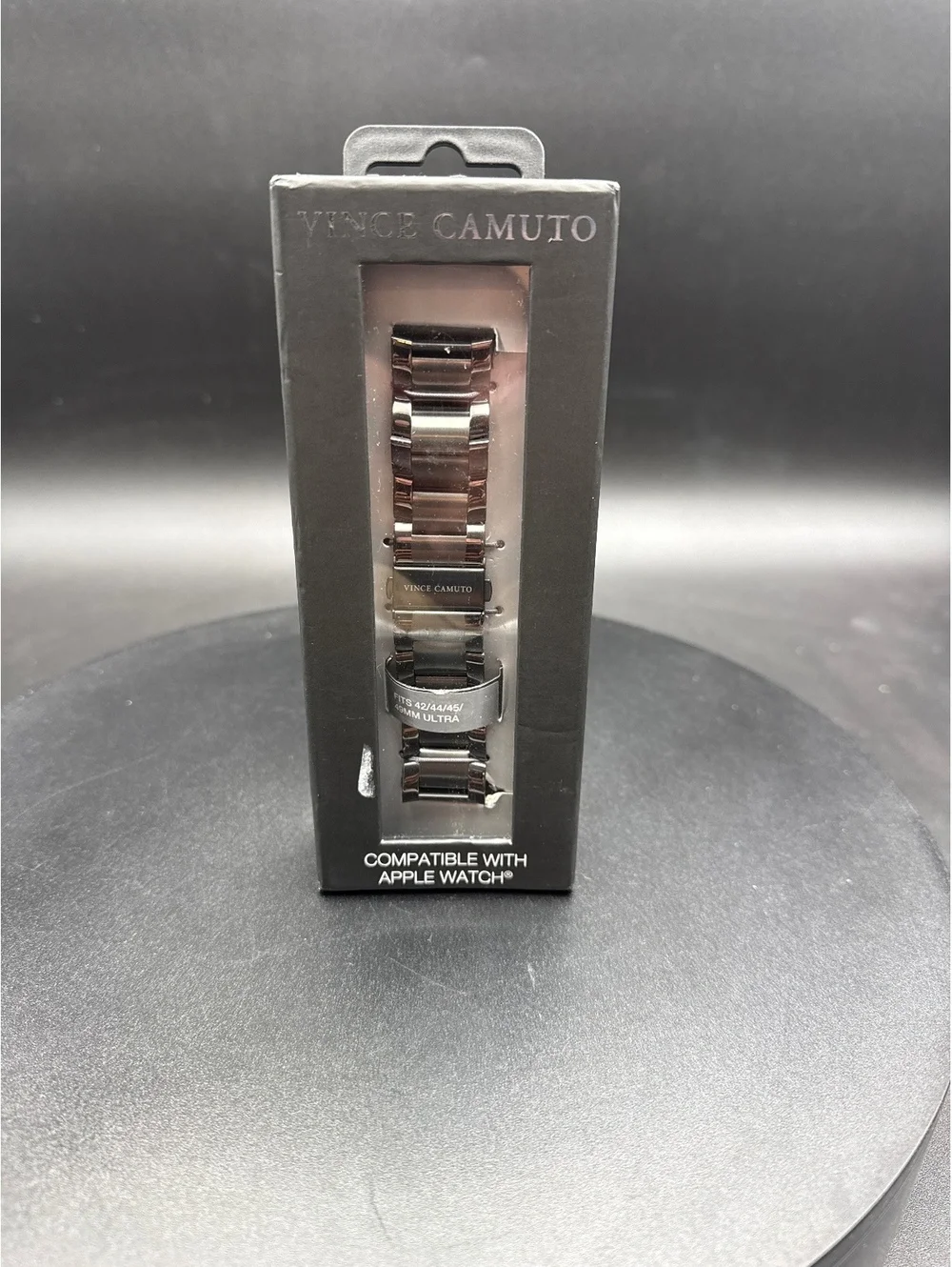 Vince Camuto Compatible Apple Watch Band - Stainless Steel Strap Fits 42/44/45/